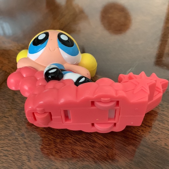 Powerpuff Girls Bundle Blossom Keychain Bubbles Pullback Car & Magnet vintage - Picture 9 of 11